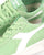Diadora Game L Low Suede Waxed Trainer Pistachio Green/White