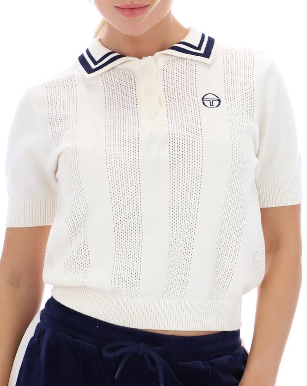Sergio Tacchini Reggi Knitted Polo Gardenia