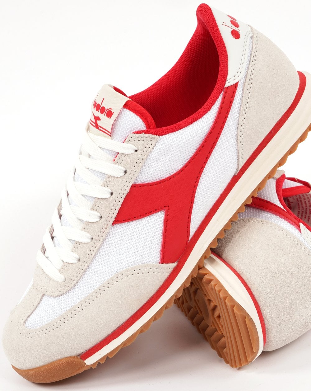Diadora Cross Trainers White/Red