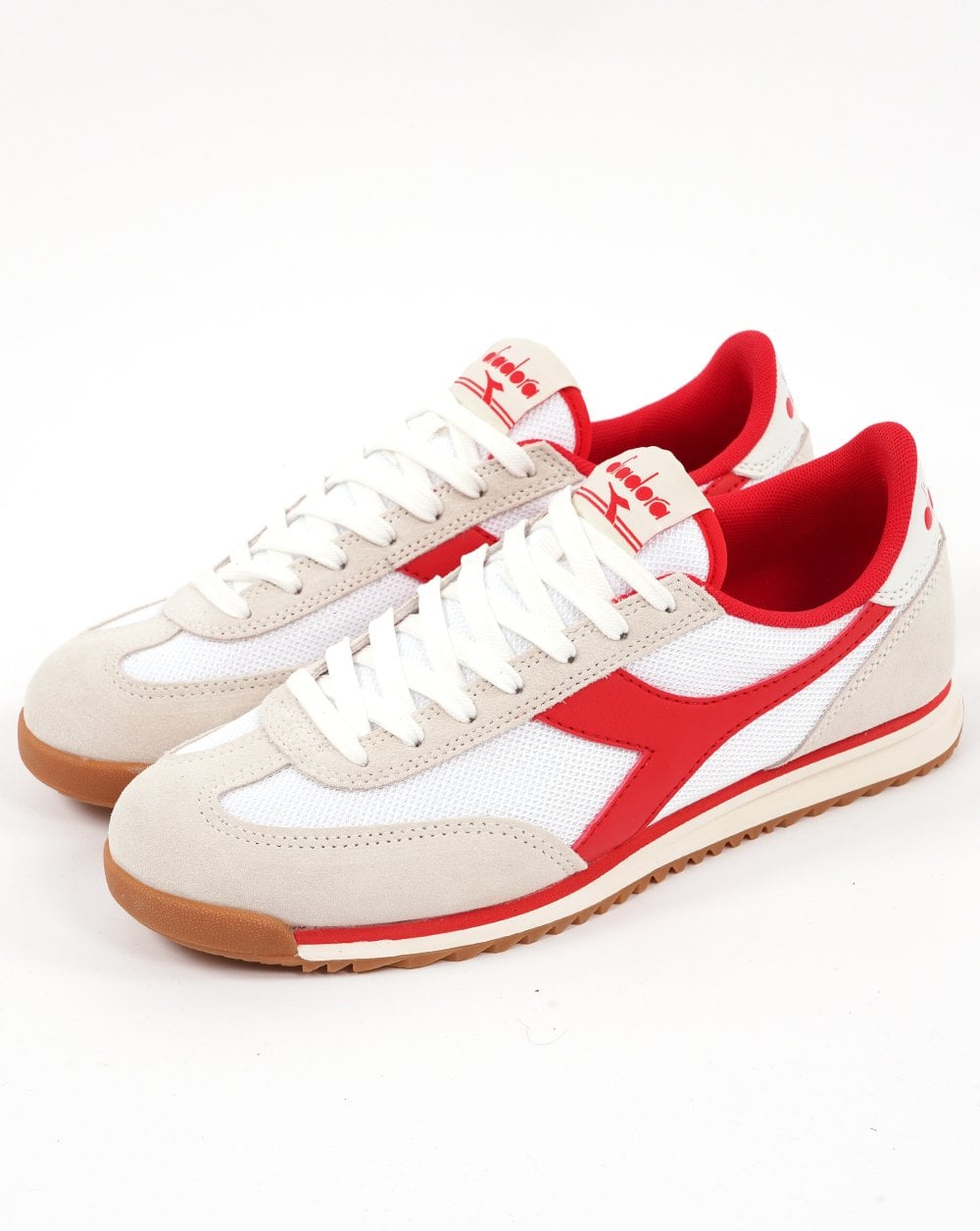 Diadora Cross Trainers White/Red