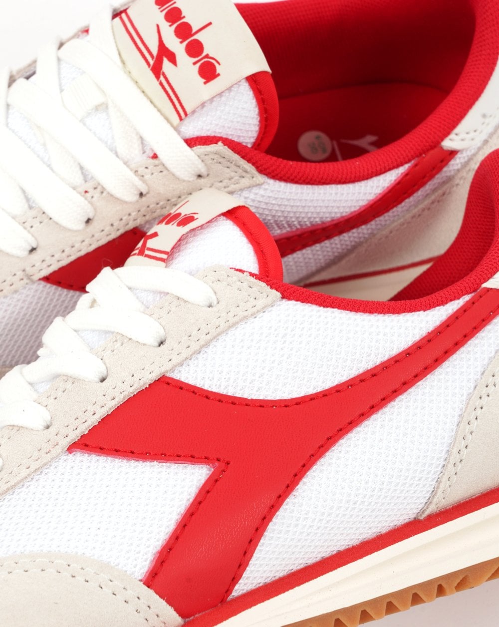 Diadora Cross Trainers White/Red
