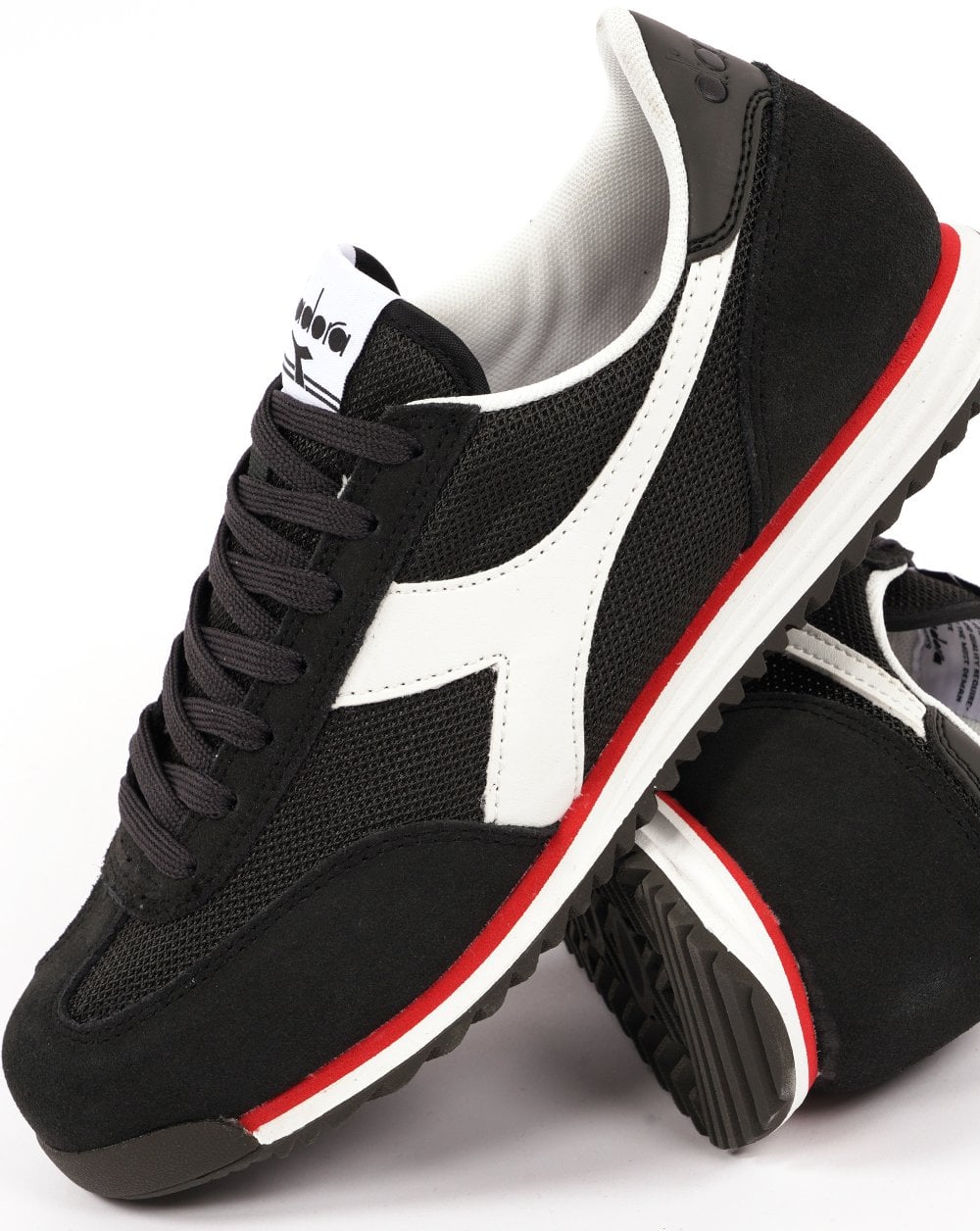 Diadora Cross Trainers Black White