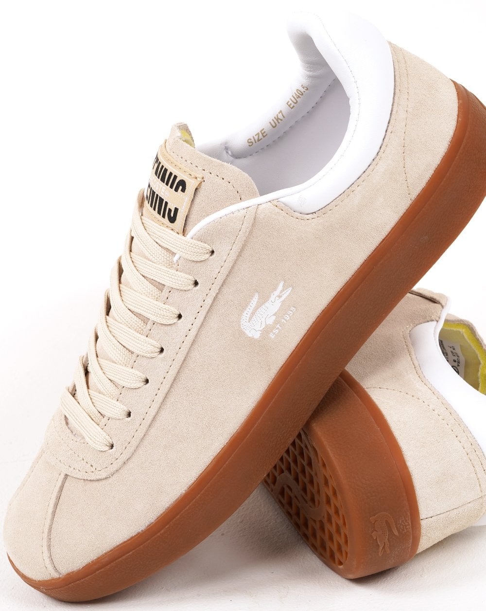 Lacoste Baseshot Trainer Off White/Gum
