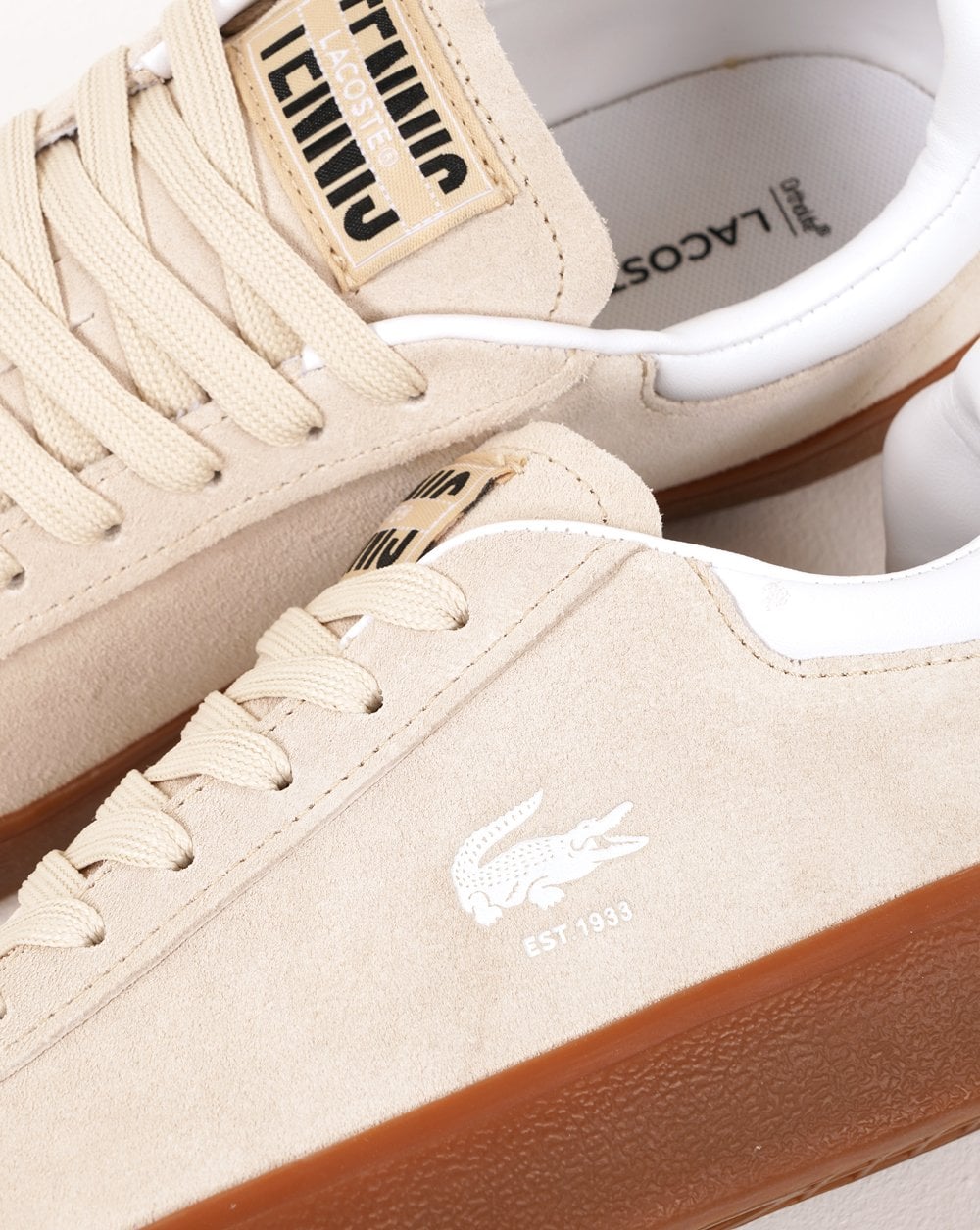 Lacoste Baseshot Trainer Off White/Gum
