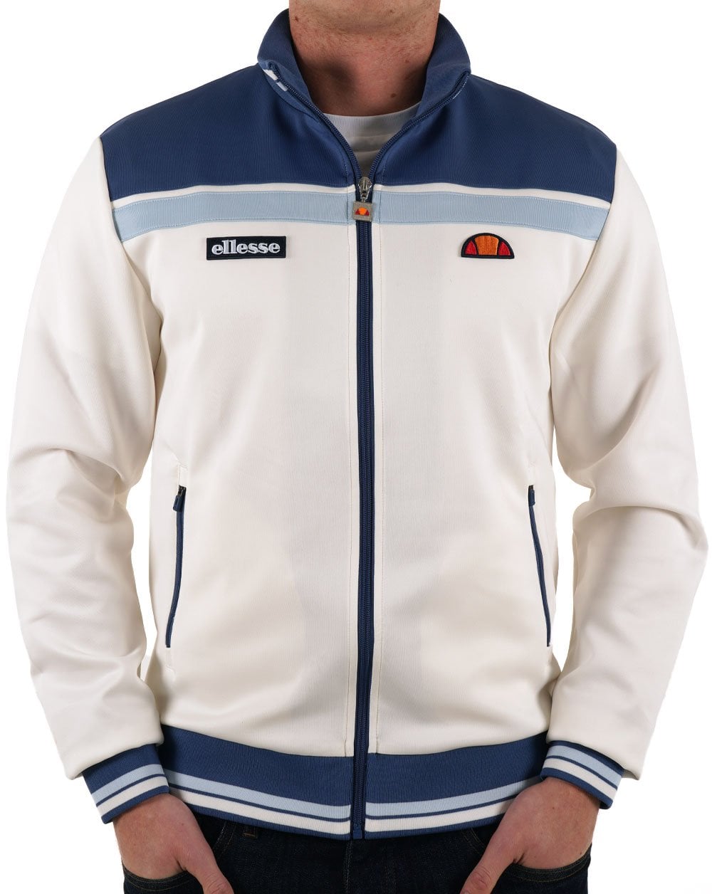 Ellesse Vignola Track Top Off White/Blue