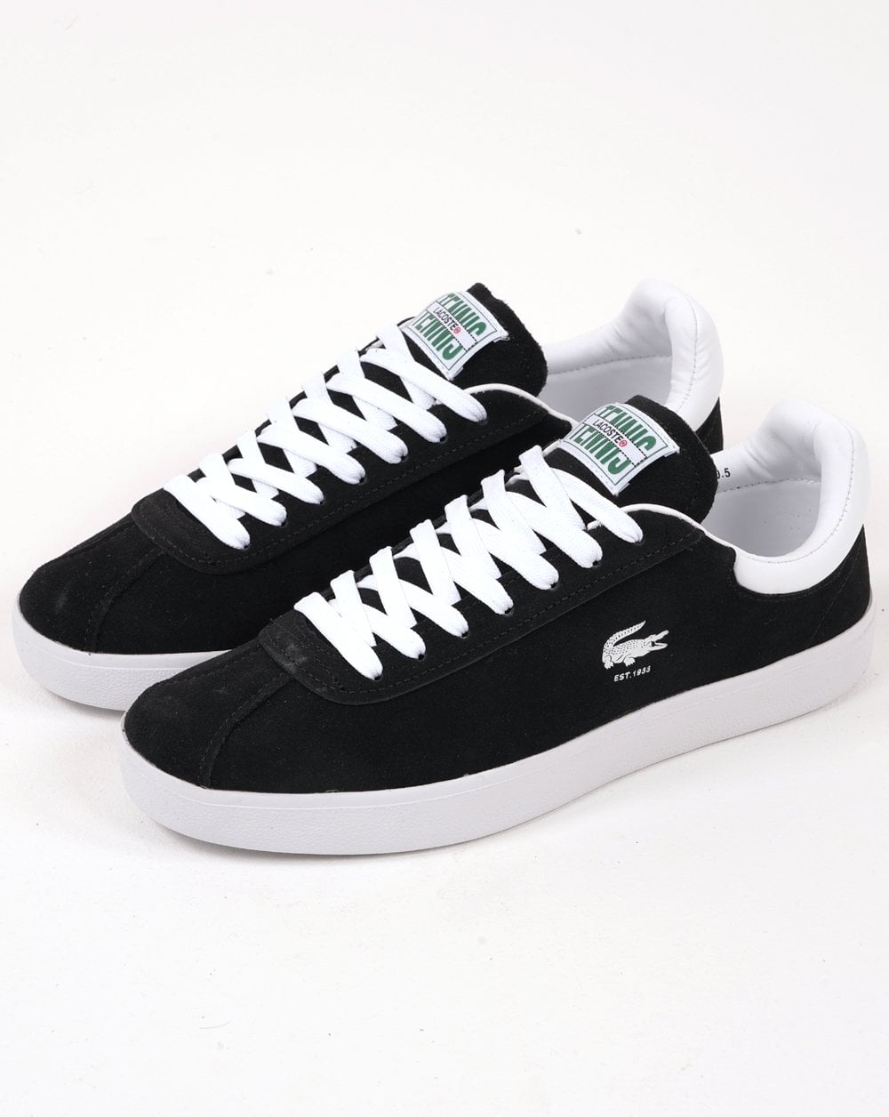Lacoste Baseshot Trainers Black/White