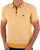 Gabicci Vintage Carter Knit 1/4 Zip Polo Pineapple