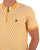 Gabicci Vintage Carter Knit 1/4 Zip Polo Pineapple