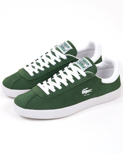 Lacoste Baseshot Trainers Dark Green/White