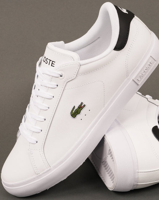 Lacoste Powercourt Trainers White/Black