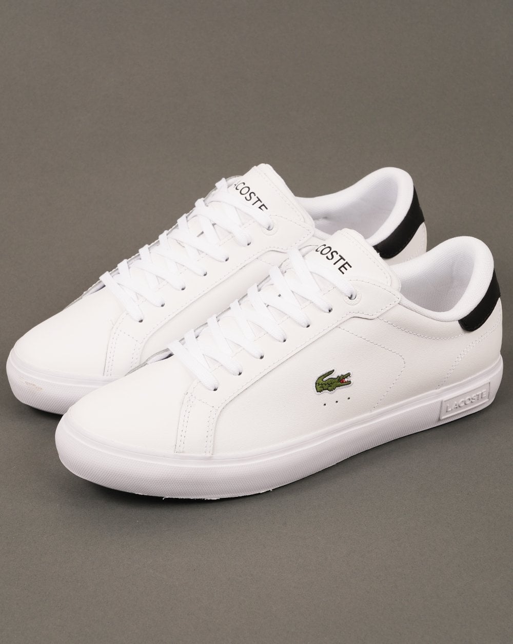 Lacoste Powercourt Trainers White/Black