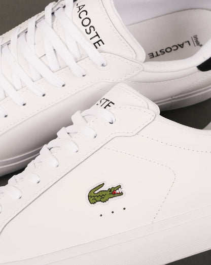 Lacoste Powercourt Trainers White/Black