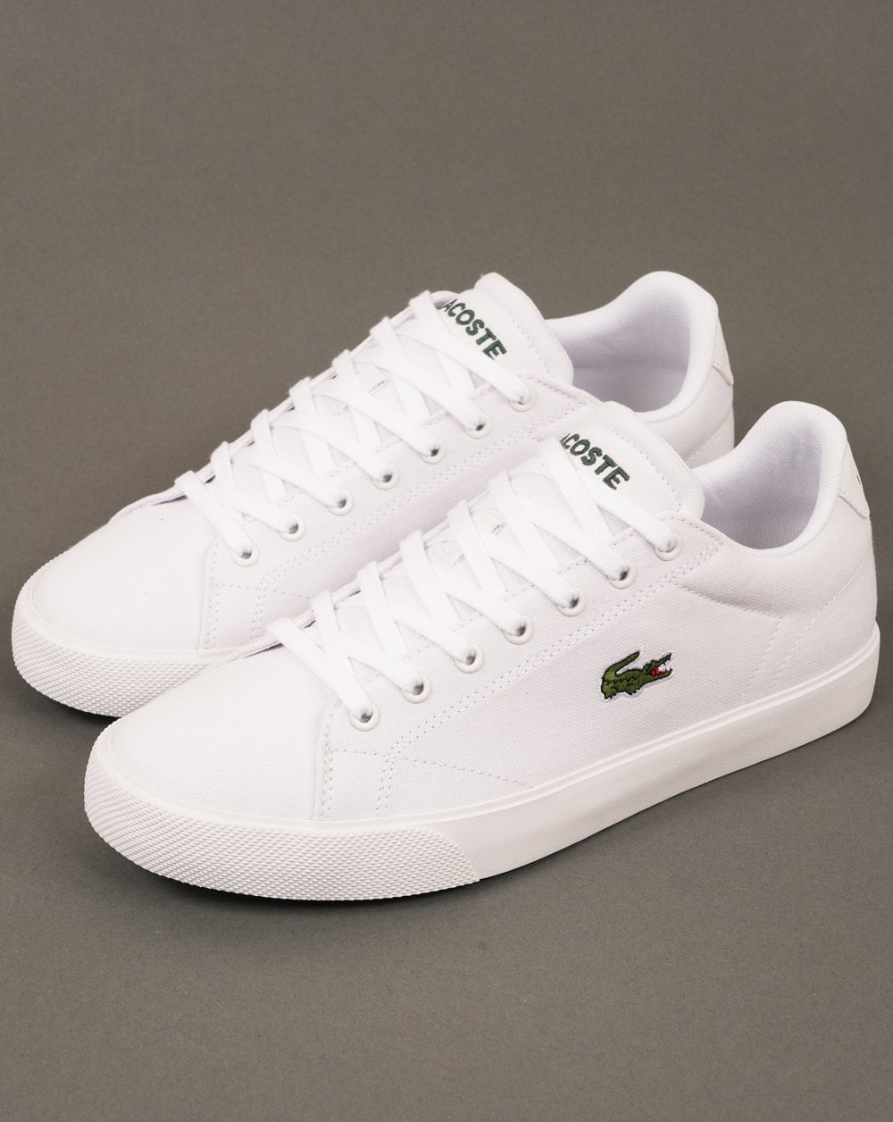 Lacoste Lerond Set Canvas Trainers White