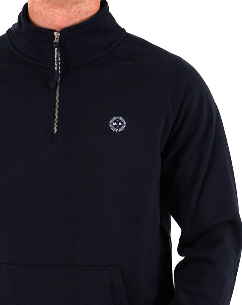Marshall Artist Foundation 1/4 Zip Sweat Navy