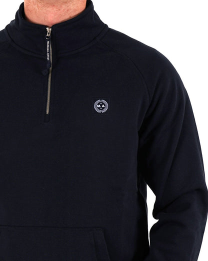 Marshall Artist Foundation 1/4 Zip Sweat Navy