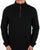 Patrick Harlem 1/4 Zip Sweat Black
