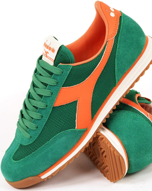 Diadora Cross Trainers Green/Orange