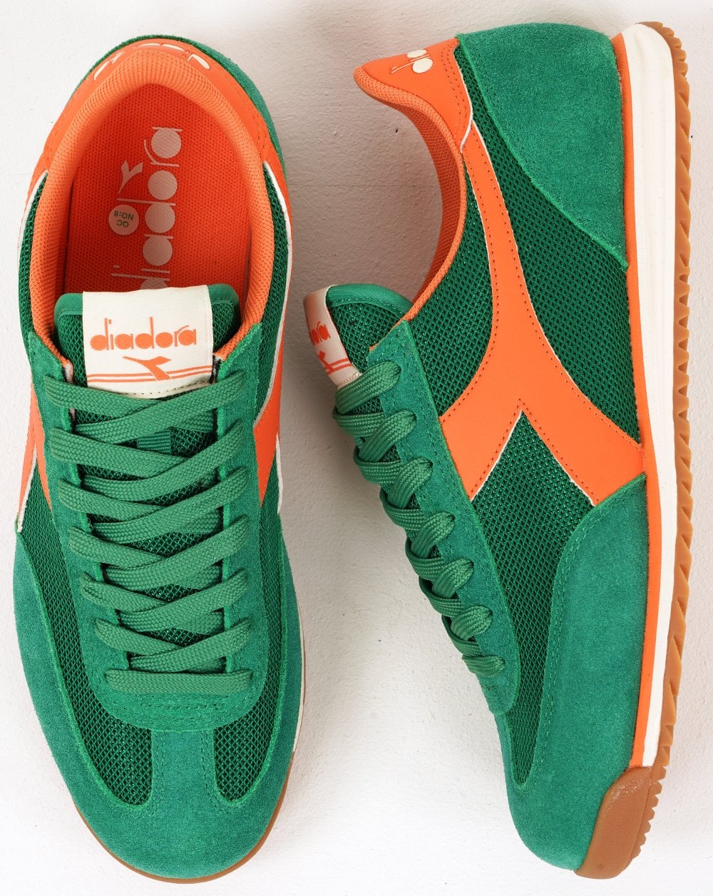 Diadora Cross Trainers Green/Orange