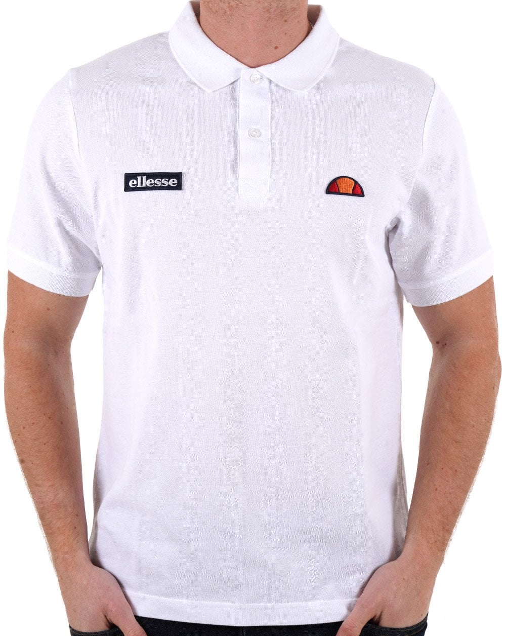 Ellesse Monvali Polo Shirt White
