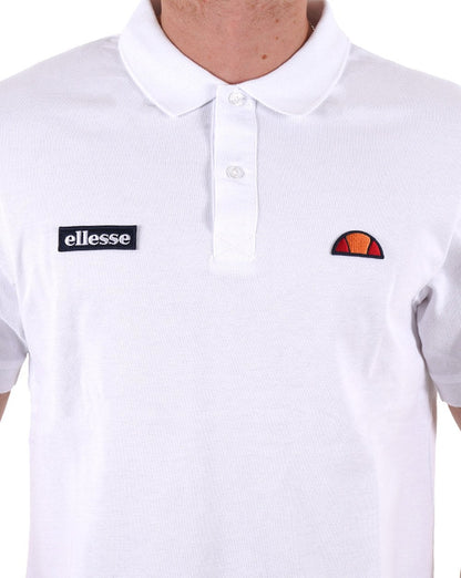 Ellesse Monvali Polo Shirt White