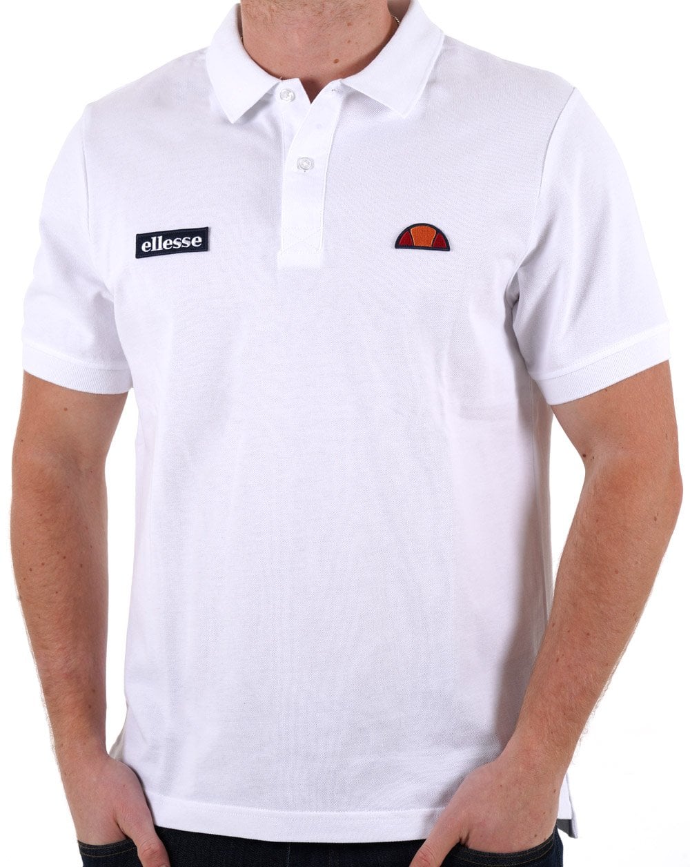 Ellesse Monvali Polo Shirt White