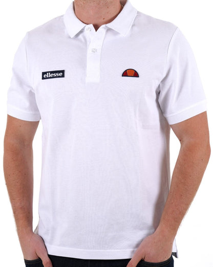 Ellesse Monvali Polo Shirt White
