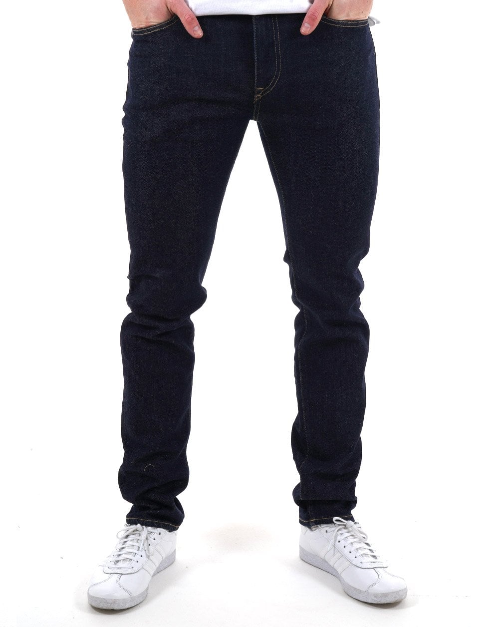 Lacoste Slim Fit Indigo Jeans Washed Rinse