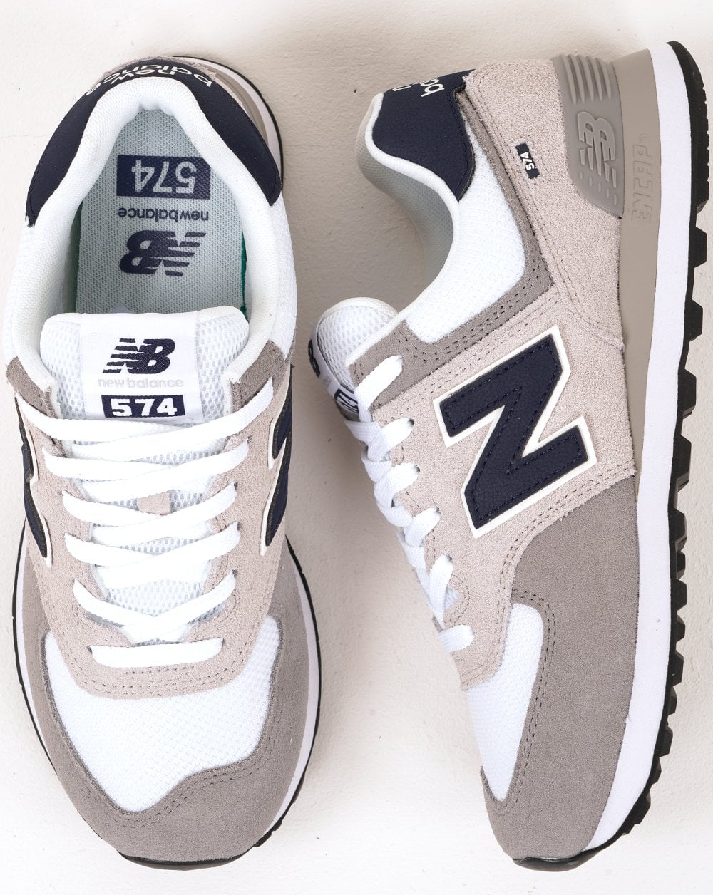 New Balance 574 Trainer Grey /White / Navy