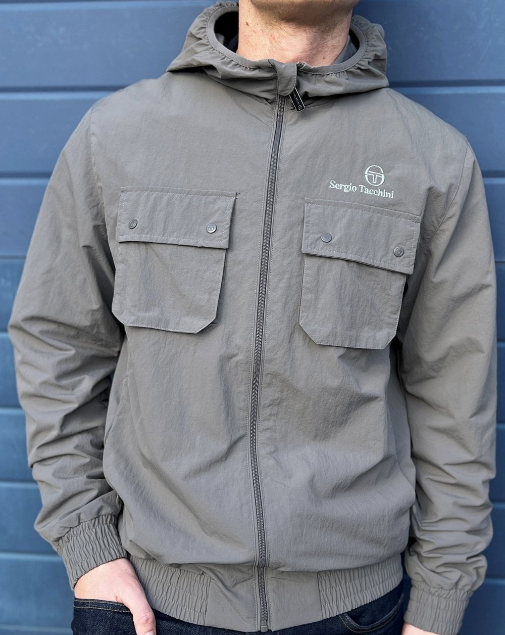 Sergio Tacchini Terrace Pocket Jacket Grey