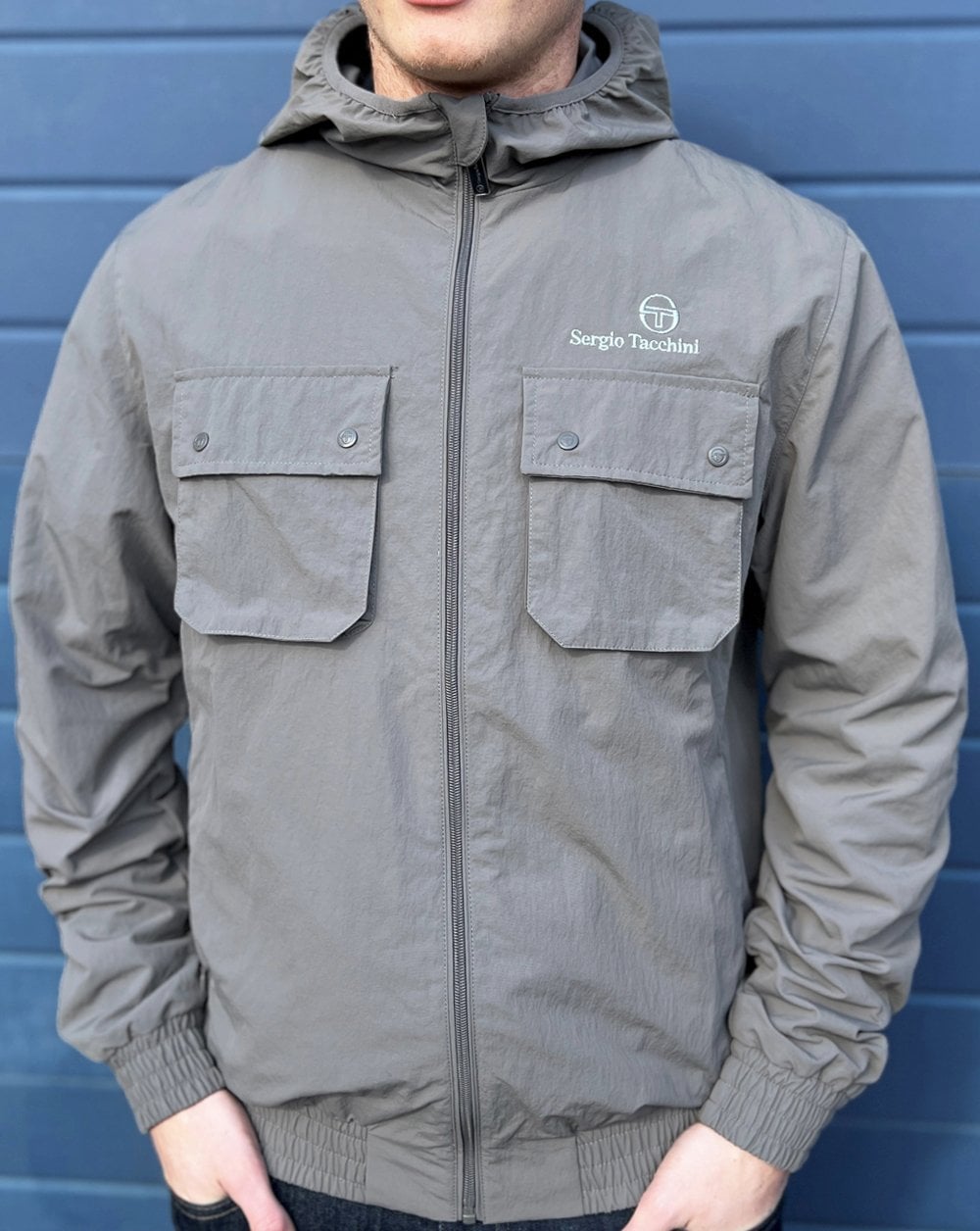 Sergio Tacchini Terrace Pocket Jacket Grey
