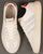 Adidas Barreda Leather Trainers Off White/Scarlet