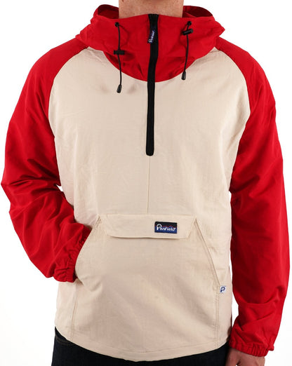 Penfield 50th Anniversary Pac Jac Jacket Anorak Ecru/Red