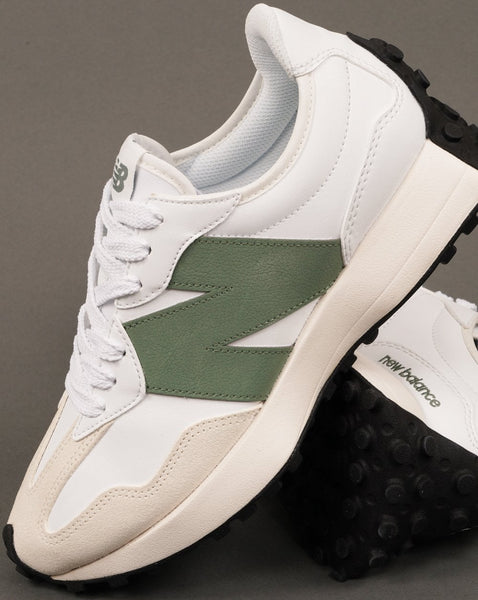 New Balance 327 Trainer White/Green