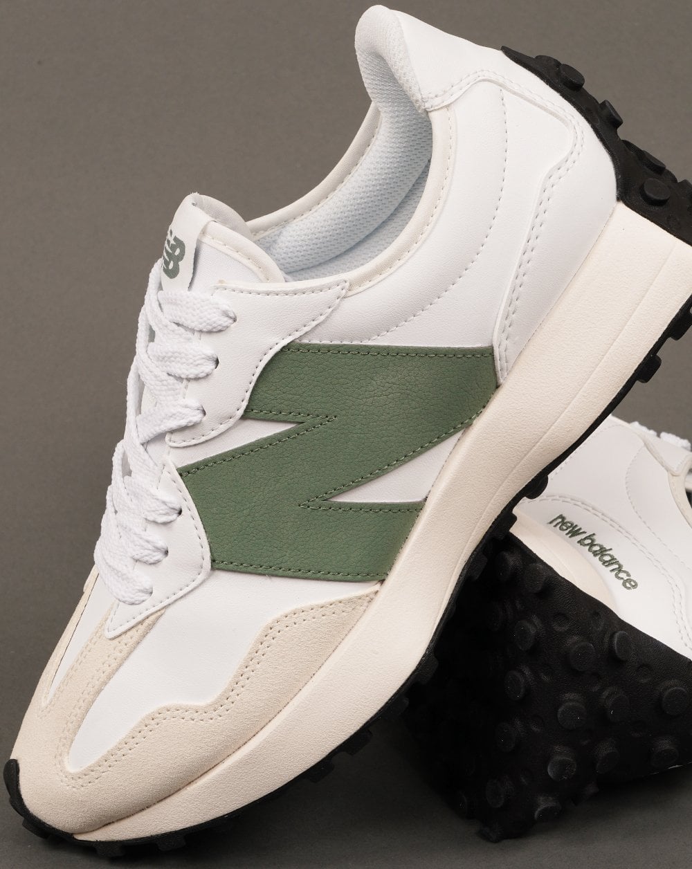 New Balance 327 Trainer White/Green