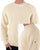 Henri Lloyd Golant Ribbed Crew Knit Ecru