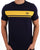 Sergio Tacchini Masters T Shirt Navy Blue/Yellow