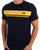 Sergio Tacchini Masters T Shirt Navy Blue/Yellow