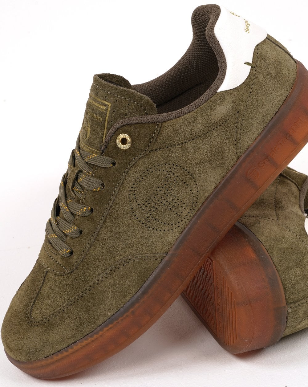Sergio Tacchini Taormina Suede Trainers Khaki