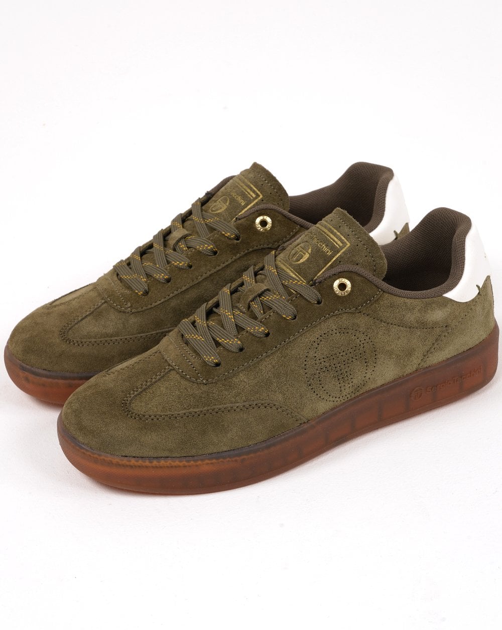 Sergio Tacchini Taormina Suede Trainers Khaki