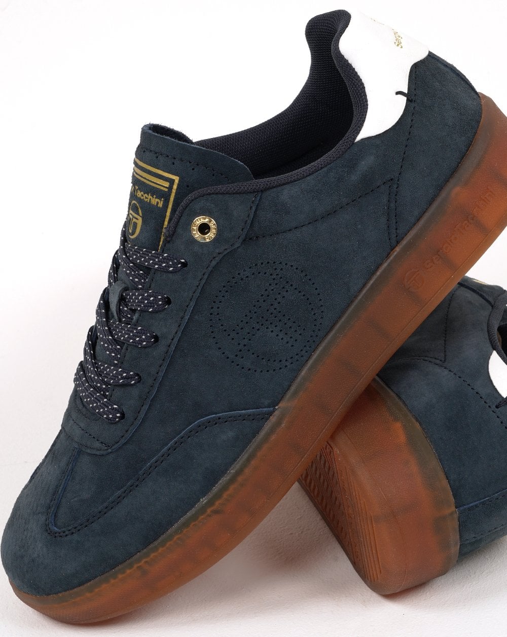 Sergio Tacchini Taormina Suede Trainers Navy