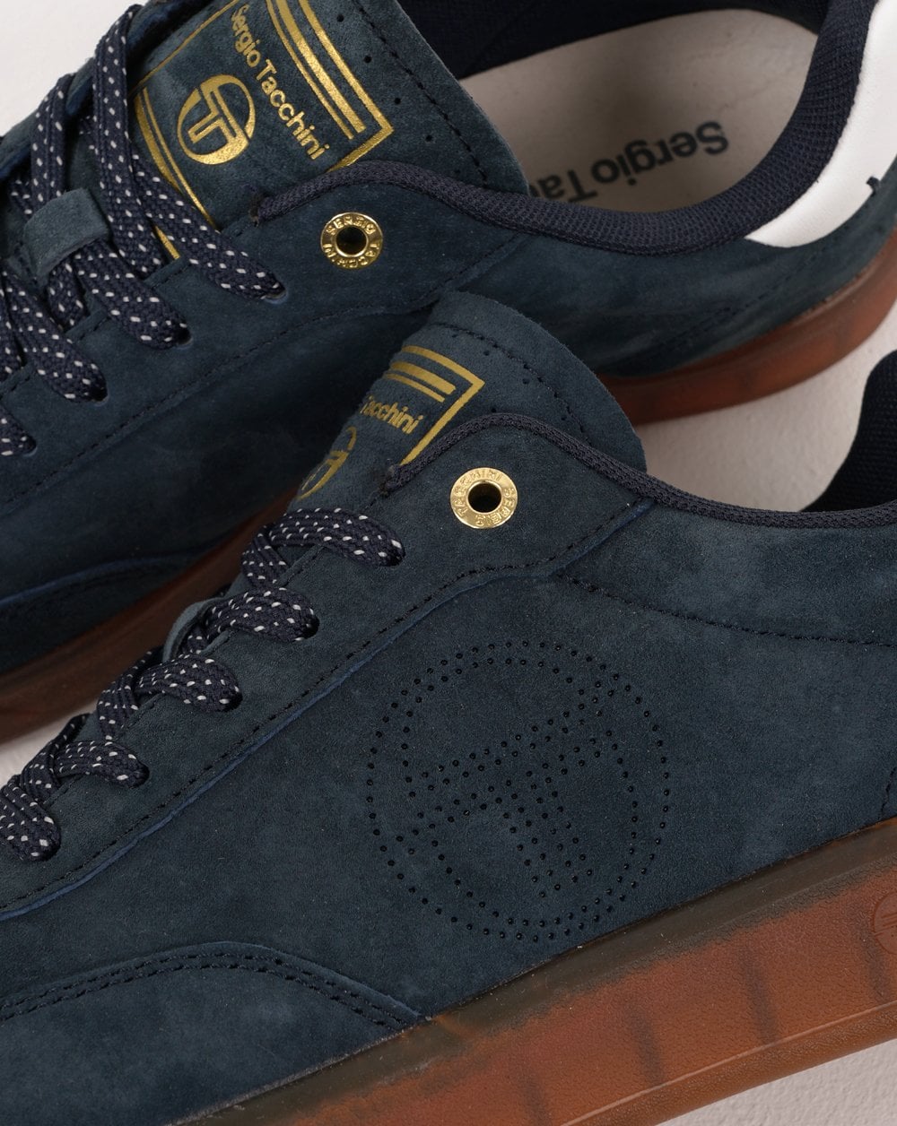 Sergio Tacchini Taormina Suede Trainers Navy