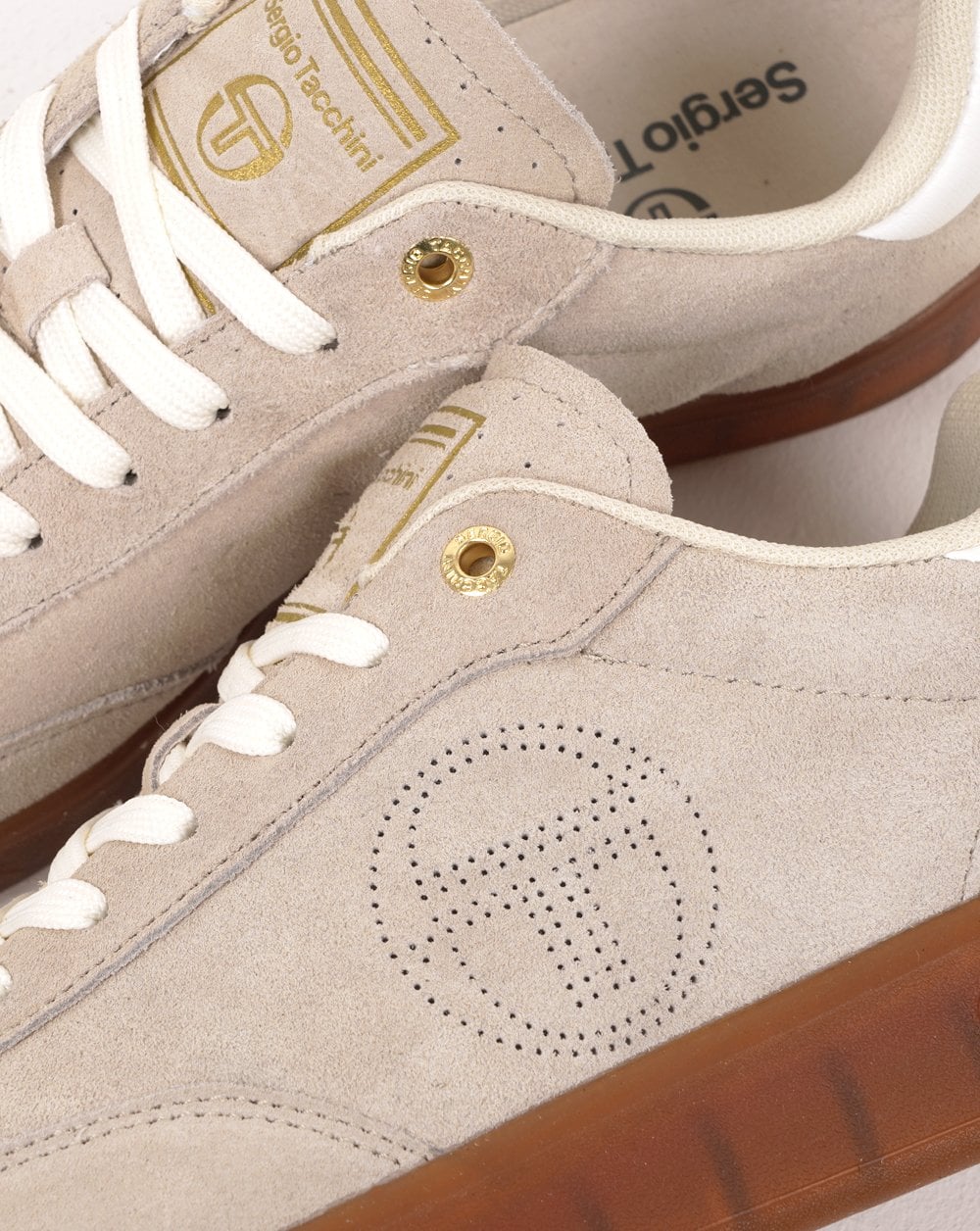 Sergio Tacchini Taormina Suede Trainers Light sand