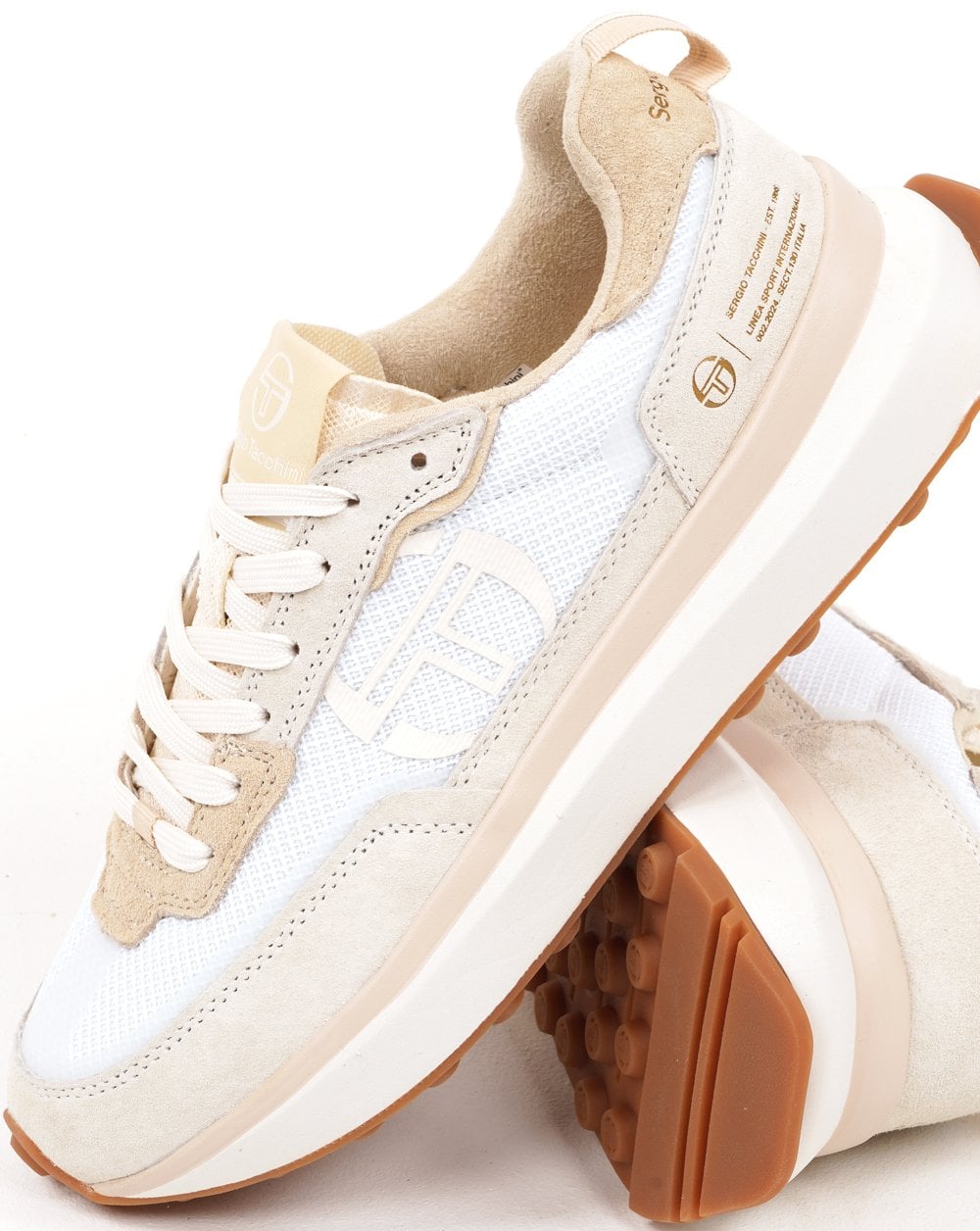 Sergio Tacchini 70s Racer Trainers White / Antique White