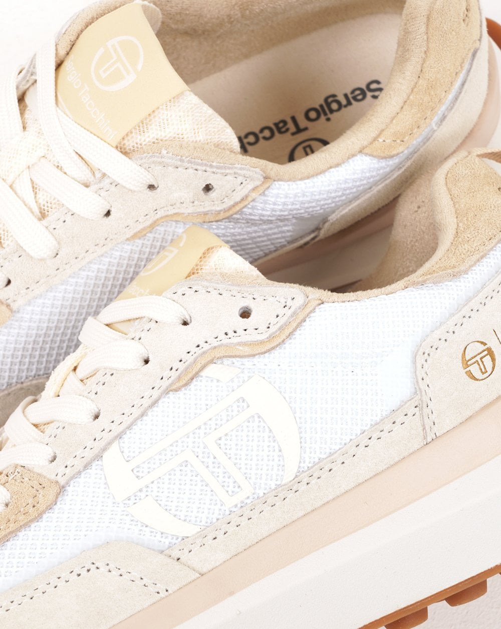 Sergio Tacchini 70s Racer Trainers White / Antique White