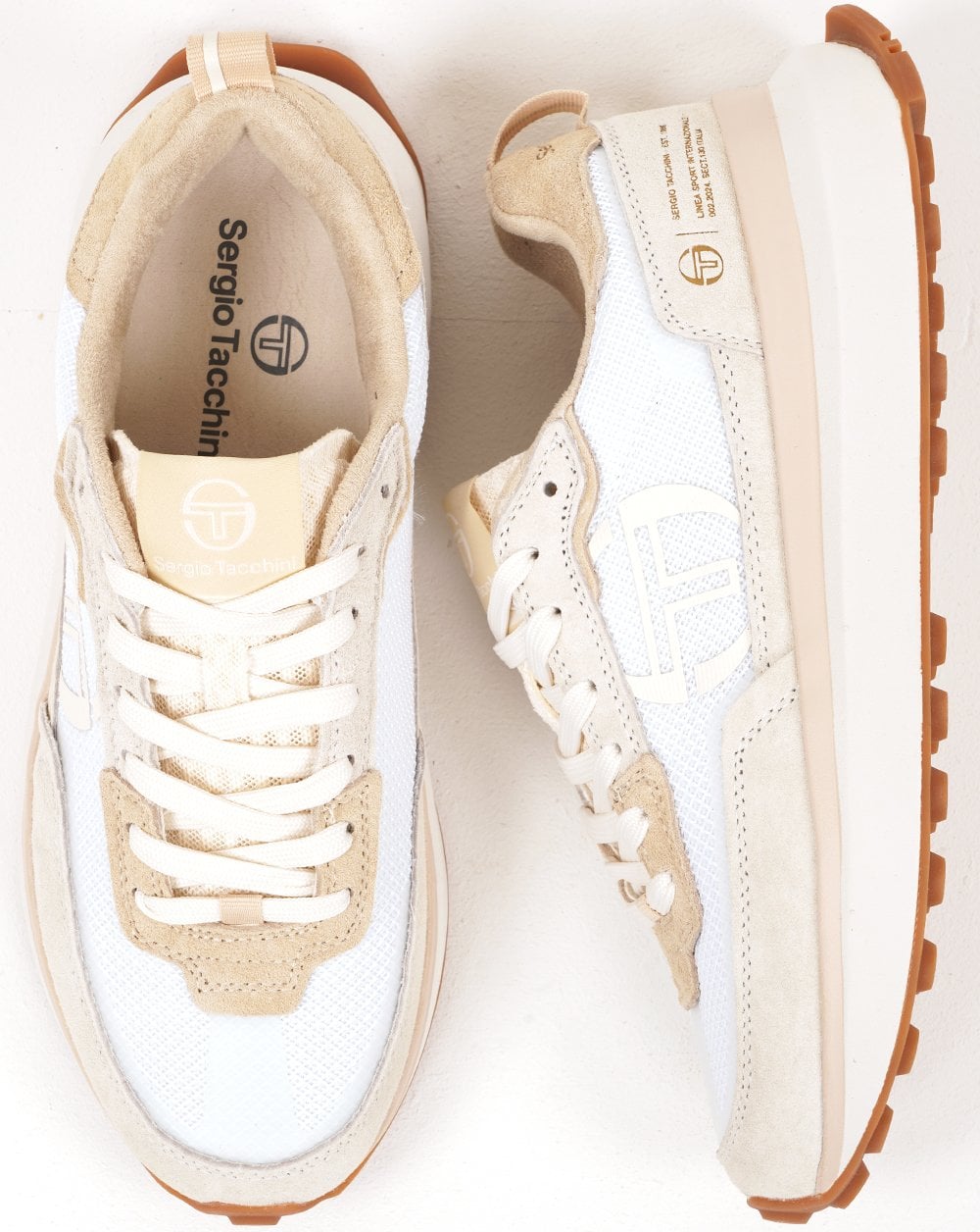 Sergio Tacchini 70s Racer Trainers White / Antique White