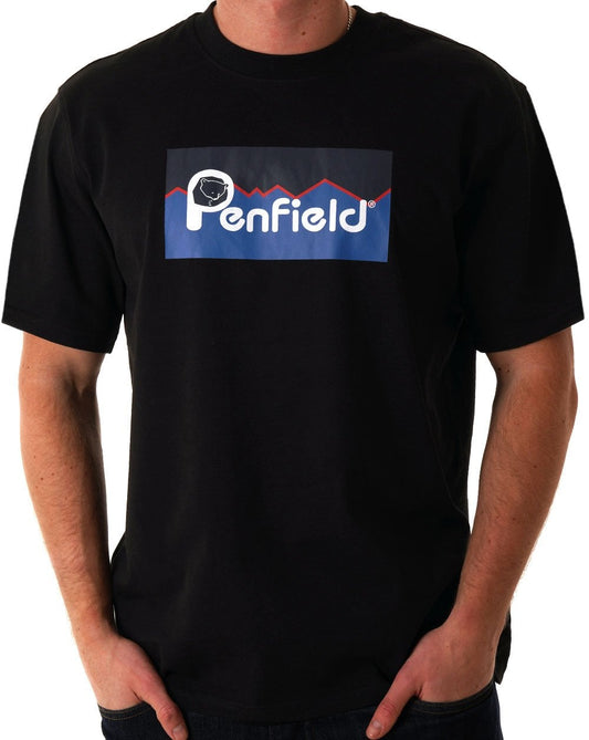 Penfield Original Large Logo T Shirt Black