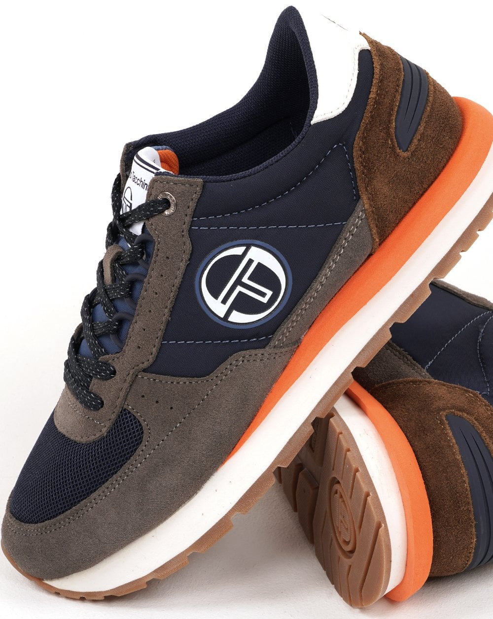 Sergio Tacchini Venezia Trainers Navy / Grey / Orange