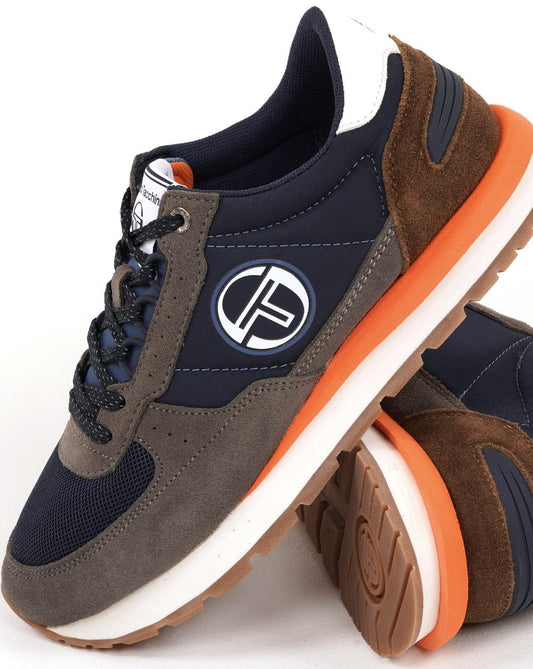 Sergio Tacchini Venezia Trainers Navy / Grey / Orange