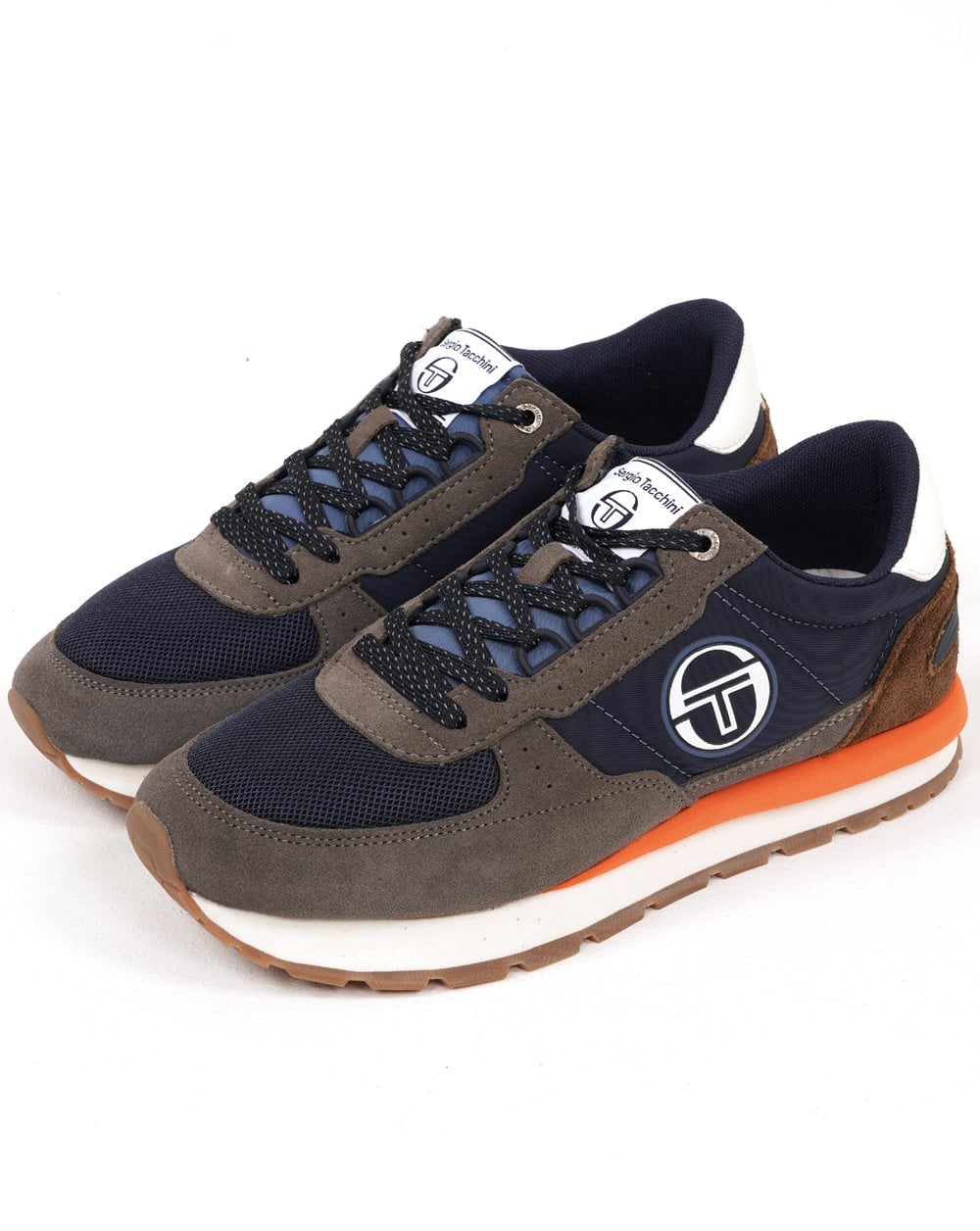 Sergio Tacchini Venezia Trainers Navy / Grey / Orange