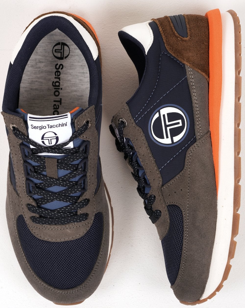 Sergio Tacchini Venezia Trainers Navy / Grey / Orange